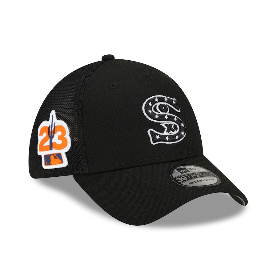  Chicago White Sox New Era 2023 Spring Training 39THIRTY Flex Hat - Black