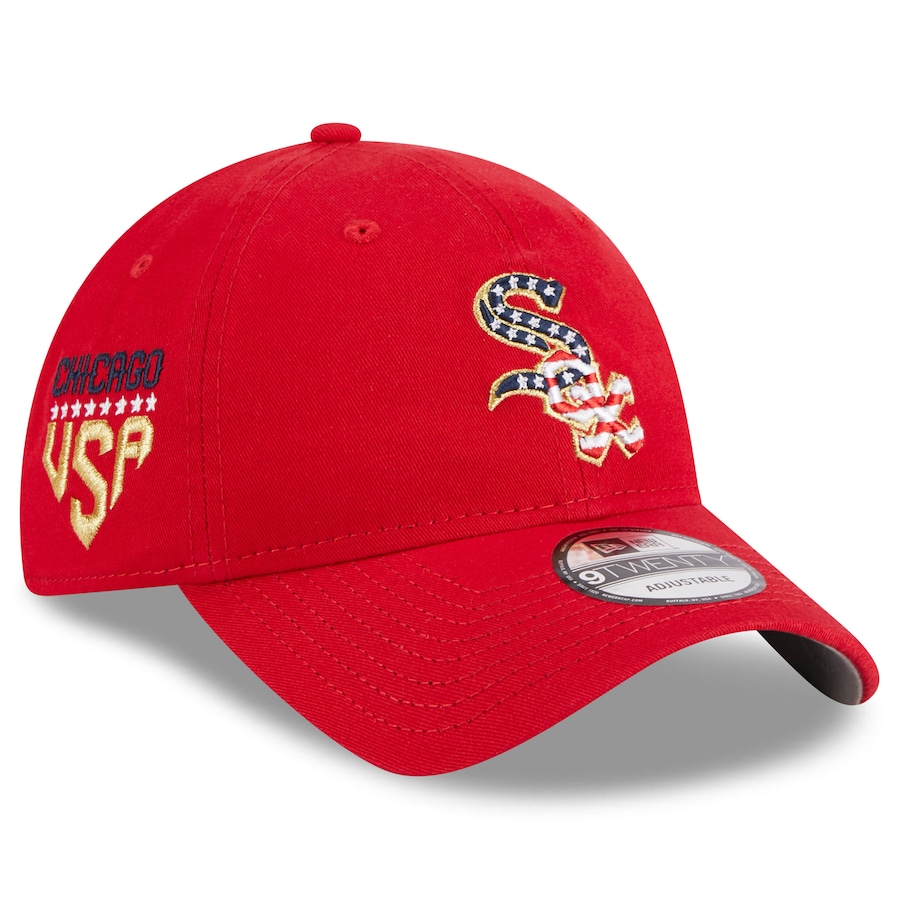  Chicago White Sox New Era Women's 2023 Fourth of July 9TWENTY Adjustable Hat - Red