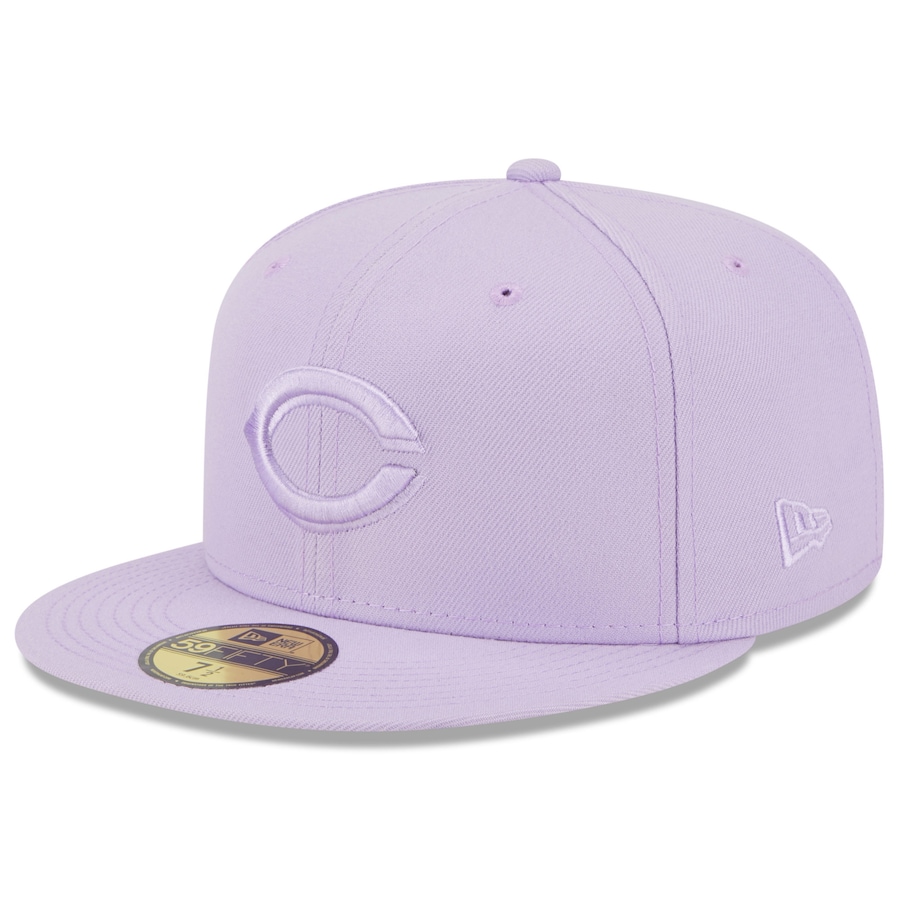 Cincinnati Reds New Era 2023 Spring Color Basic 59FIFTY Fitted Hat - Lavender