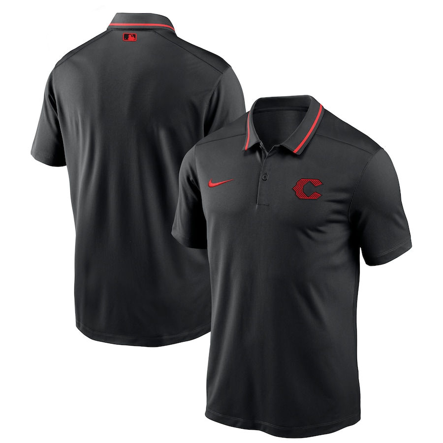  Cincinnati Reds Nike 2023 City Connect Knit Performance Polo - Black
