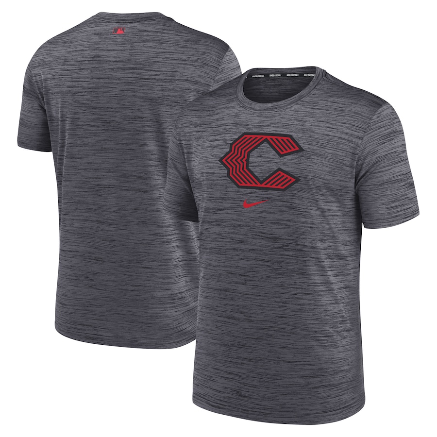  Cincinnati Reds Nike 2023 City Connect Velocity Practice Performance T-Shirt - Black