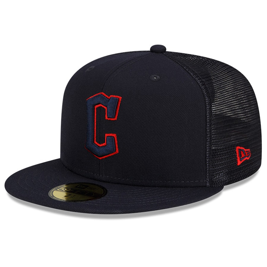  Cleveland Guardians New Era 2023 Batting Practice 59FIFTY Fitted Hat - Navy