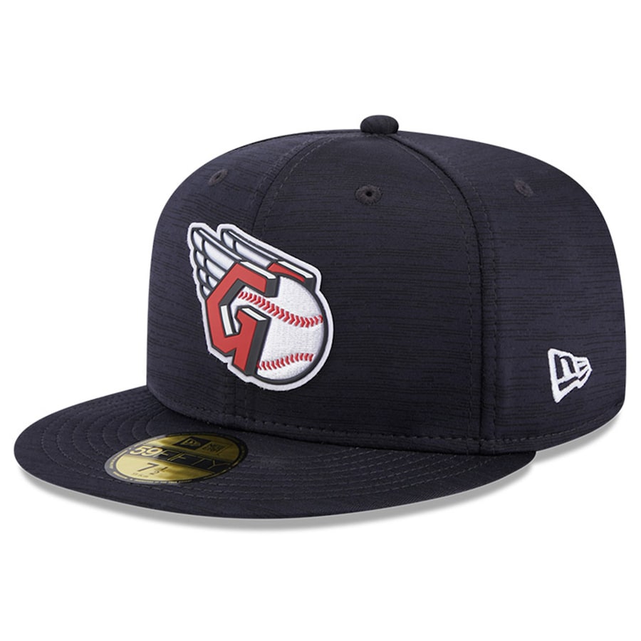  Cleveland Guardians New Era 2023 Clubhouse 59FIFTY Fitted Hat - Navy