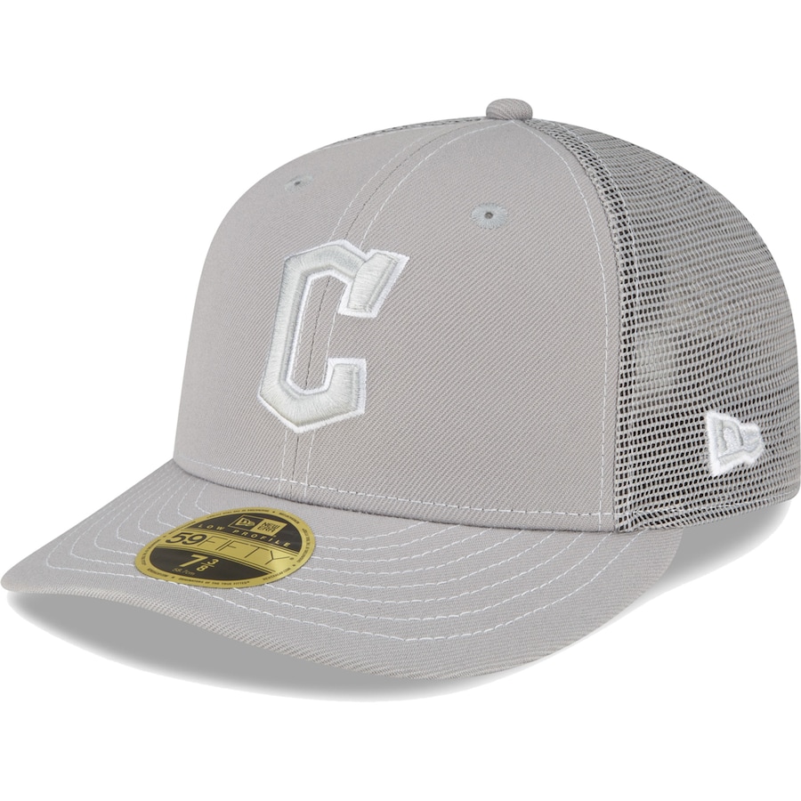  Cleveland Guardians New Era 2023 On-Field Batting Practice Low Profile 59FIFTY Fitted Hat - Gray