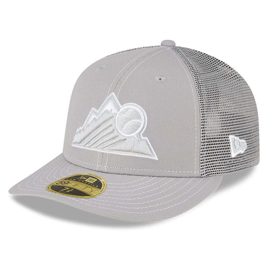  Colorado Rockies New Era 2023 On-Field Batting Practice Low Profile 59FIFTY Fitted Hat - Gray