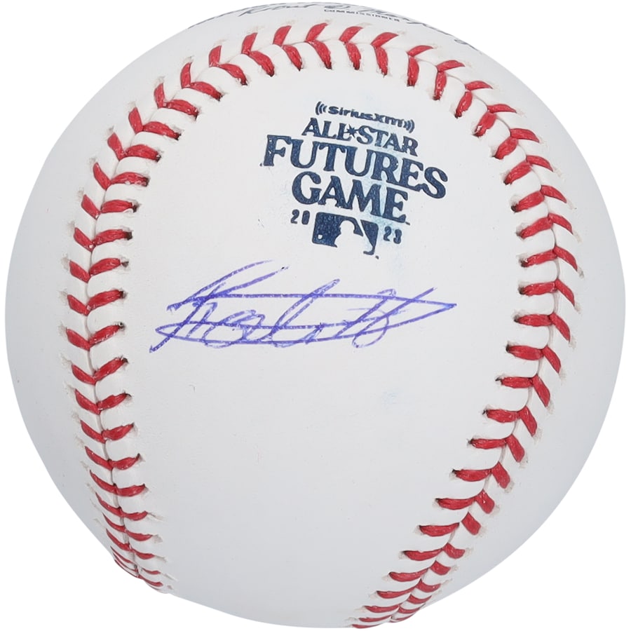 Endy Rodriguez Pittsburgh Pirates Autographed Fanatics Authentic 2023 All-Star Futures Game Logo Baseball 