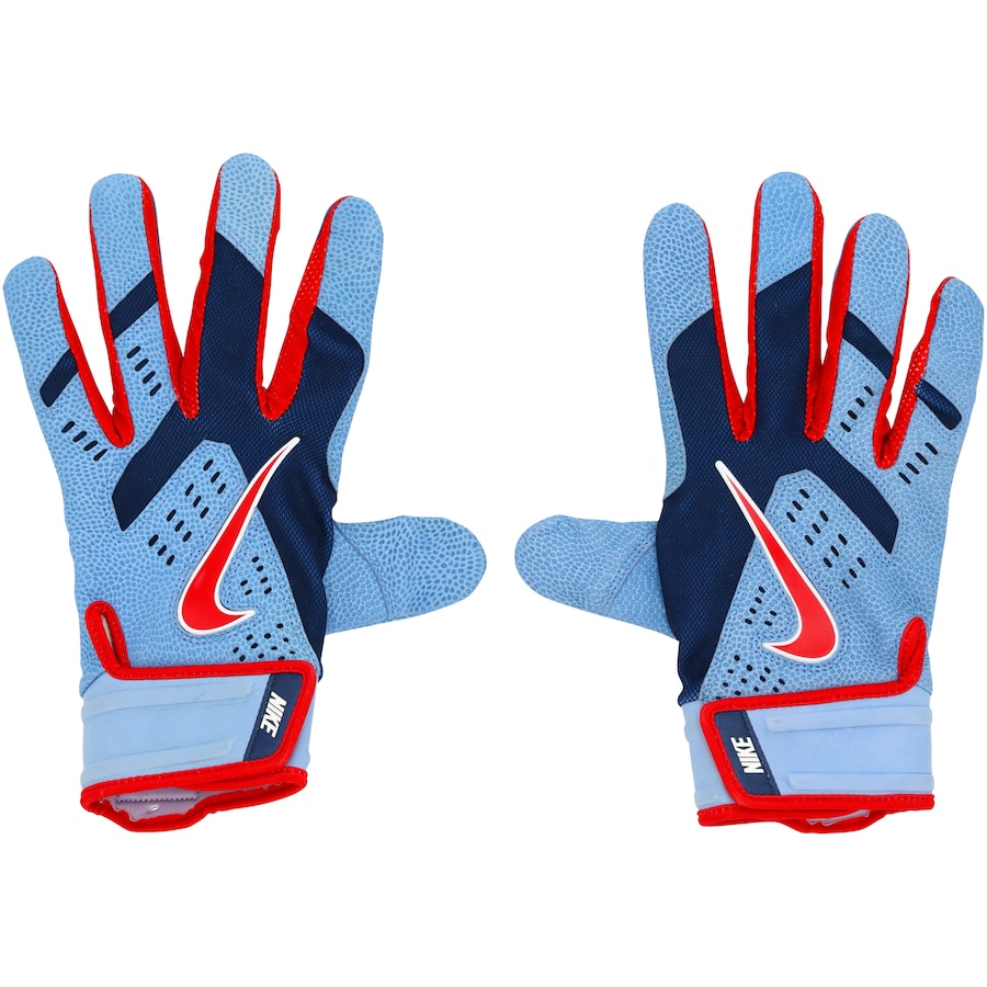 George Springer Toronto Blue Jays Fanatics Authentic Player-Issued Powder Blue and Red Nike Batting Gloves from the 2023 MLB Season