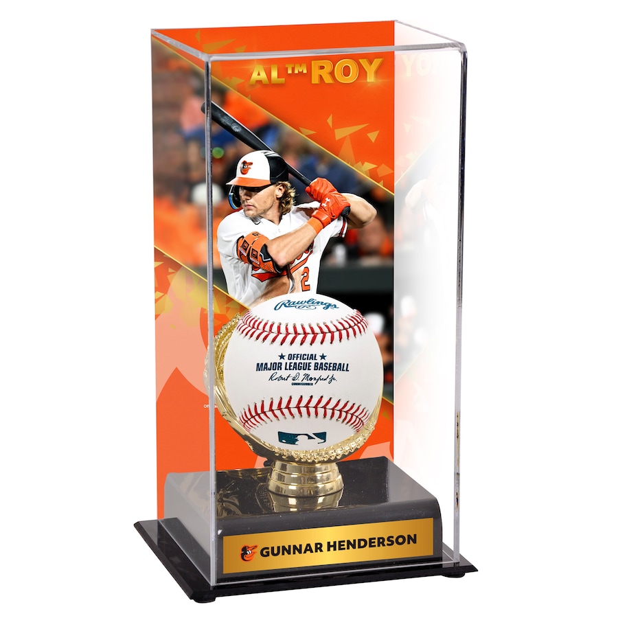 Gunnar Henderson Baltimore Orioles Fanatics Authentic 2023 American League Rookie of the Year Sublimated Display Case with Image