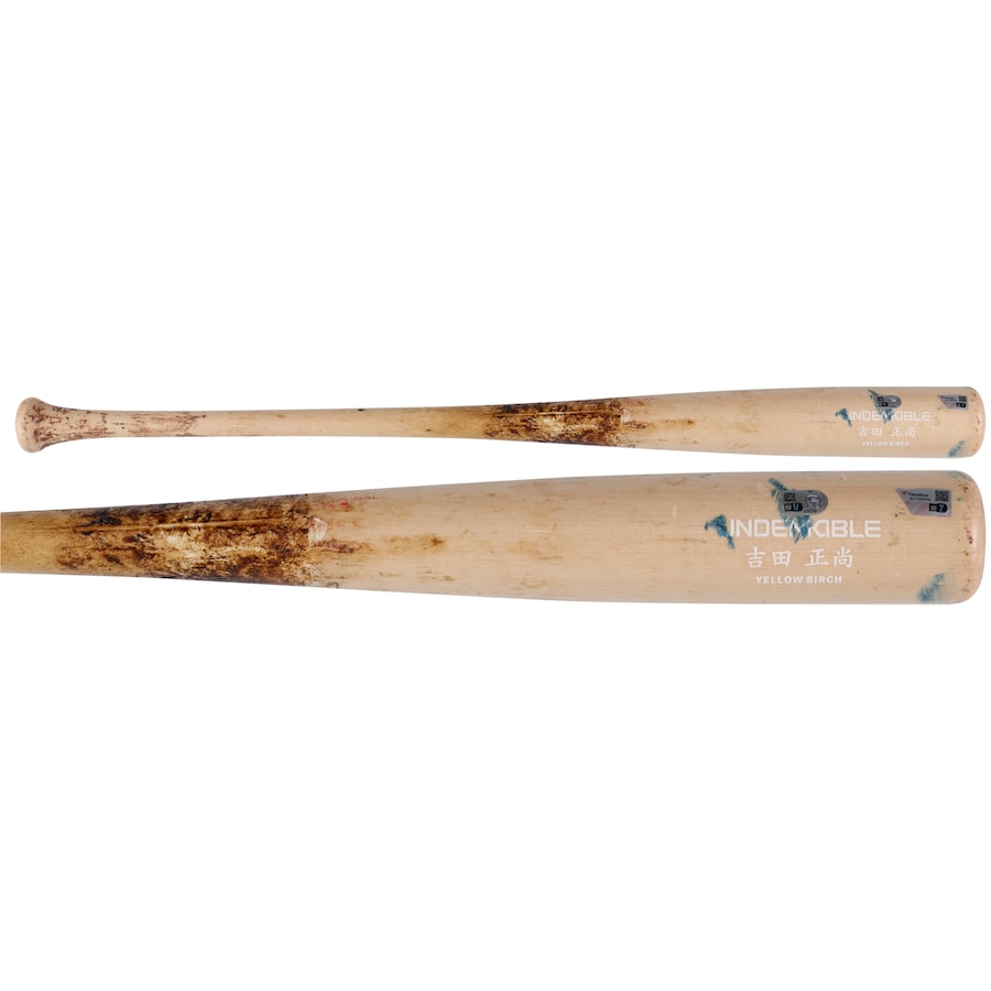 Masataka Yoshida Boston Red Sox Fanatics Authentic Game-Used Tan Under Armour Broken Bat vs. Los Angeles Angels on May 24, 2023