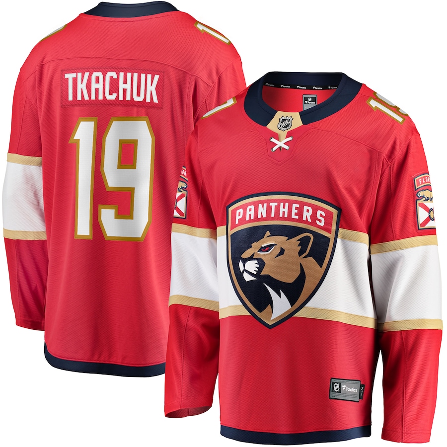 Джерси Matthew Tkachuk Florida Panthers Fanatics Home Breakaway Player (красный)