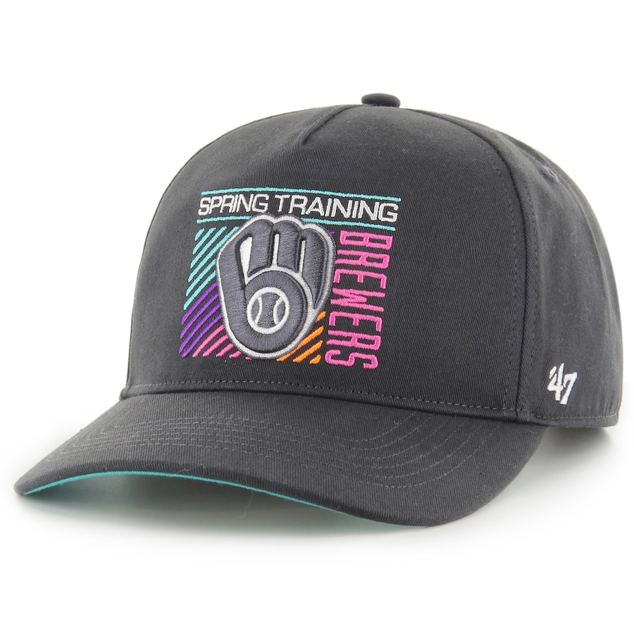  Milwaukee Brewers '47 2023 Spring Training Reflex Hitch Snapback Hat - Charcoal