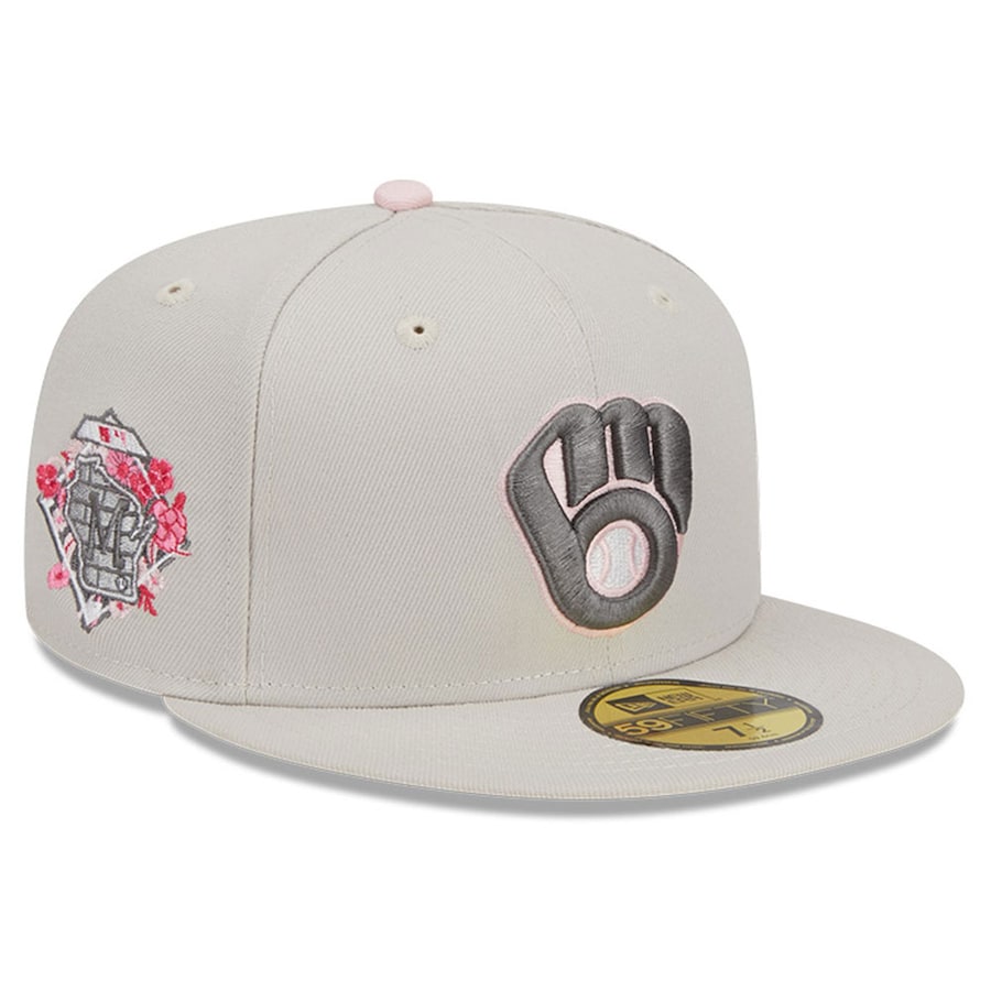 Milwaukee Brewers New Era 2023 Mother's Day On-Field 59FIFTY Fitted Hat - Khaki