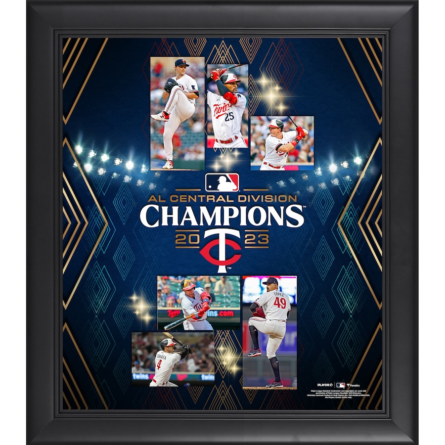 Minnesota Twins Fanatics Authentic 2023 AL Central Division Champions 15