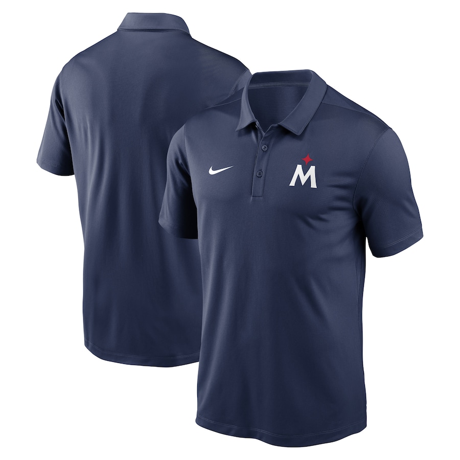 Поло Minnesota Twins Nike 2023 Agility Logo Franchise Performance (тёмно-синий)