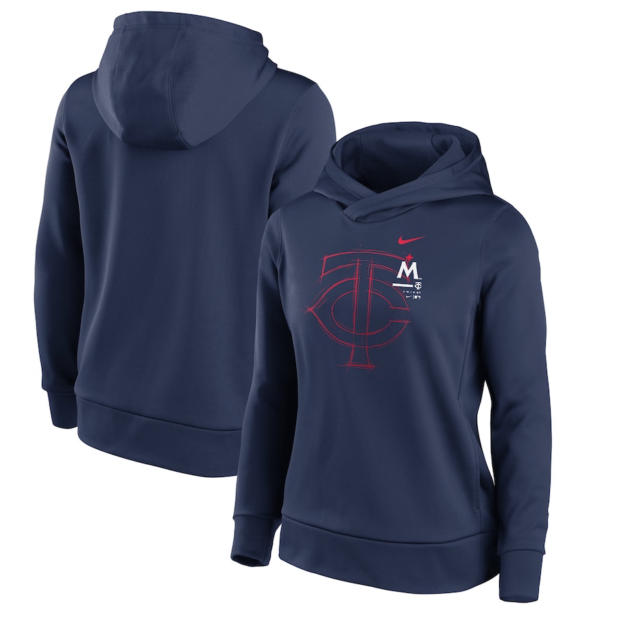 Женское худи Minnesota Twins Nike 2023 Big Game Fleece (тёмно-синий)