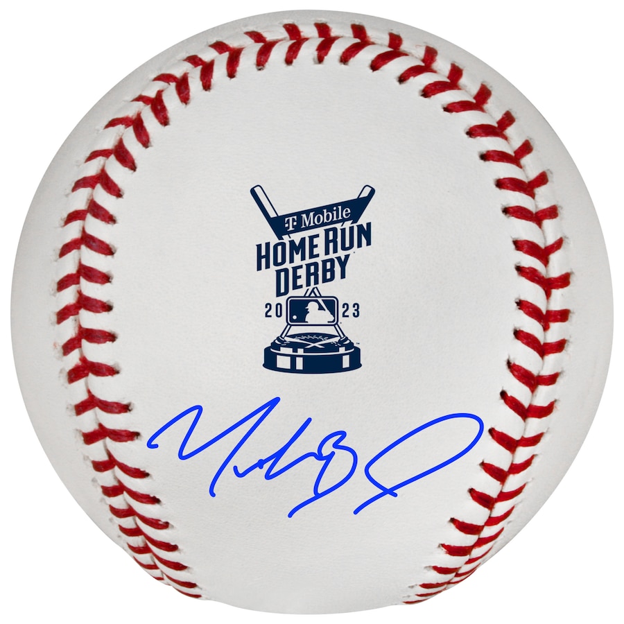 Mookie Betts Los Angeles Dodgers Autographed Fanatics Authentic 2023 Home Run Derby Logo Baseball