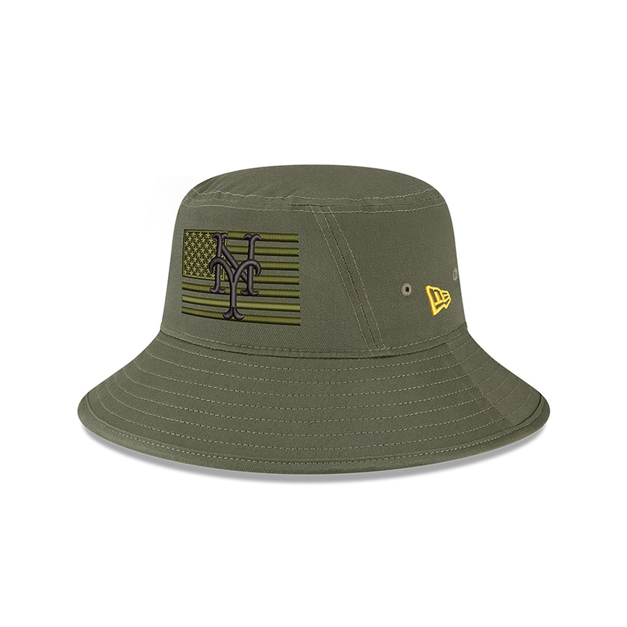  New York Mets New Era 2023 Armed Forces Day Bucket Hat - Green