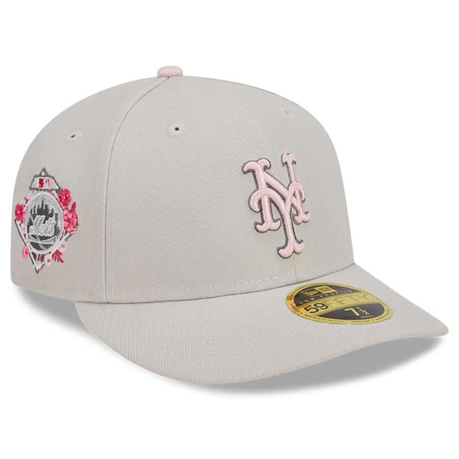 New York Mets New Era 2023 Mother's Day Low Profile 59FIFTY Fitted Hat - Khaki