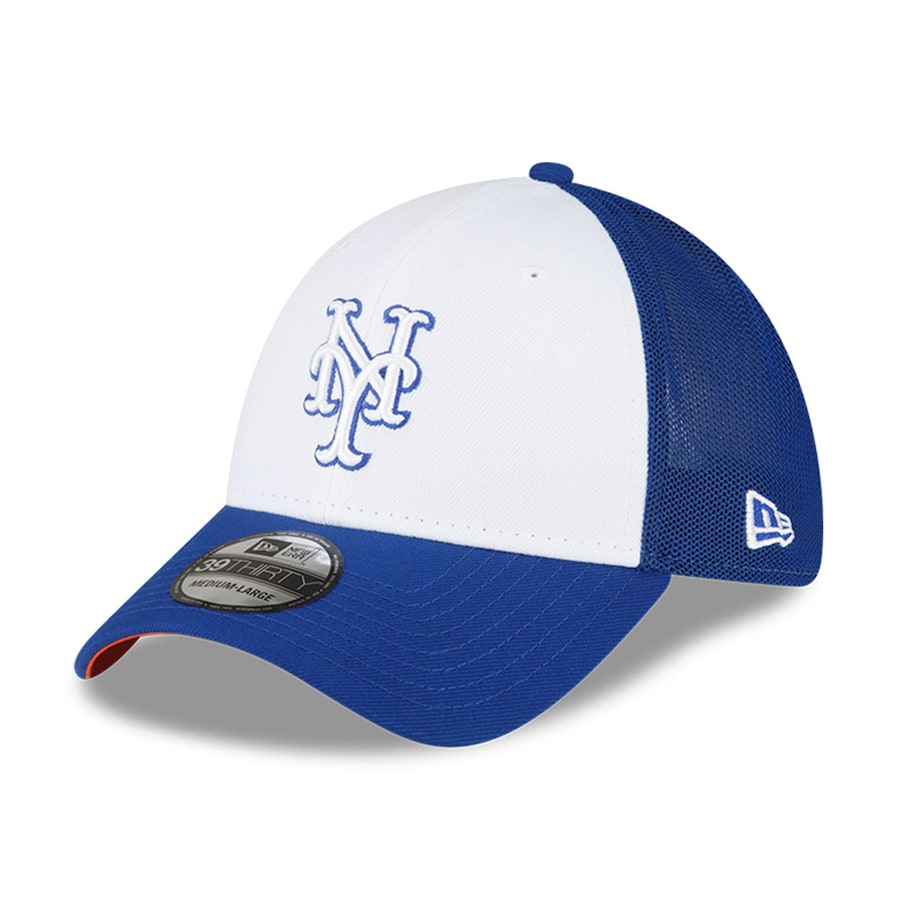  New York Mets New Era 2023 On-Field Batting Practice 39THIRTY Flex Hat - Royal-White