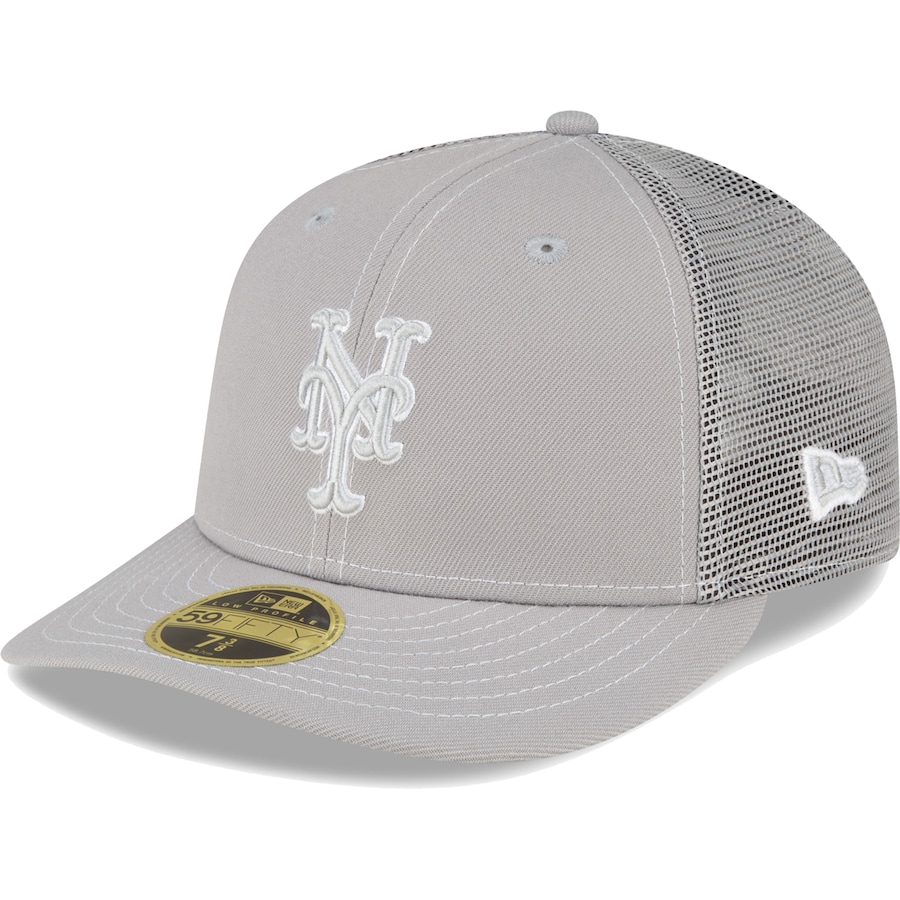 New York Mets New Era 2023 On-Field Batting Practice Low Profile 59FIFTY Fitted Hat - Gray
