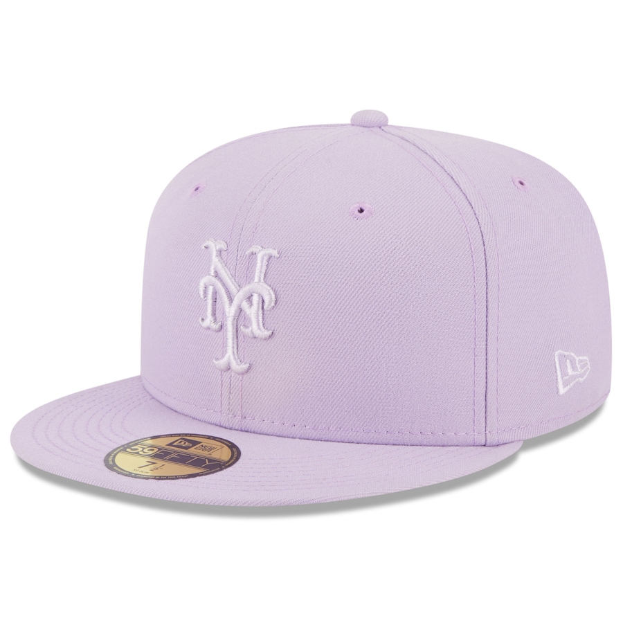 New York Mets New Era 2023 Spring Color Basic 59FIFTY Fitted Hat - Lavender