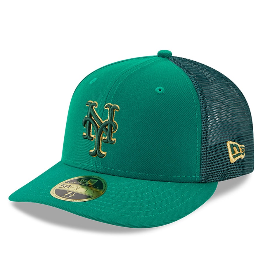  New York Mets New Era 2023 St. Patrick's Day Low Profile 59FIFTY Fitted Hat - Kelly Green
