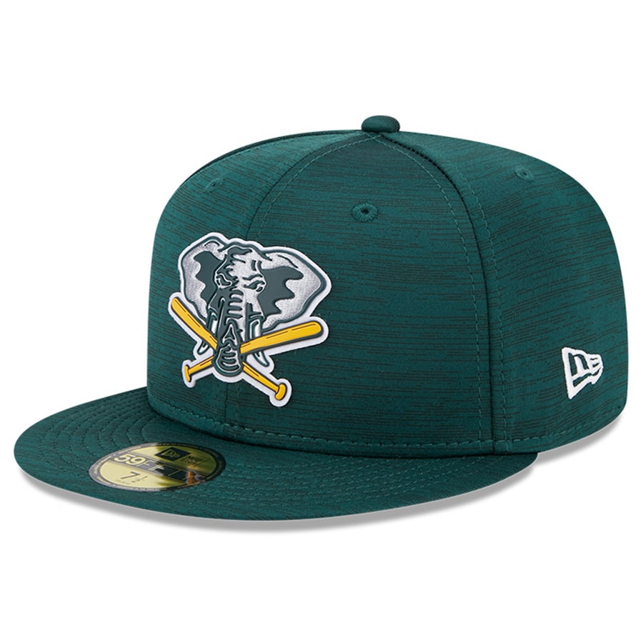 Oakland Athletics New Era 2023 Clubhouse 59FIFTY Fitted Hat - Green