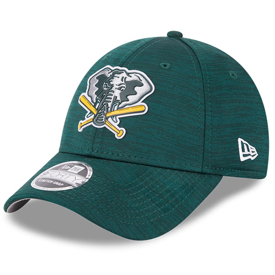  Oakland Athletics New Era 2023 Clubhouse 9FORTY Snapback Hat - Green