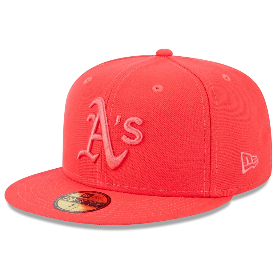 Oakland Athletics New Era 2023 Spring Color Basic 59FIFTY Fitted Hat - Red