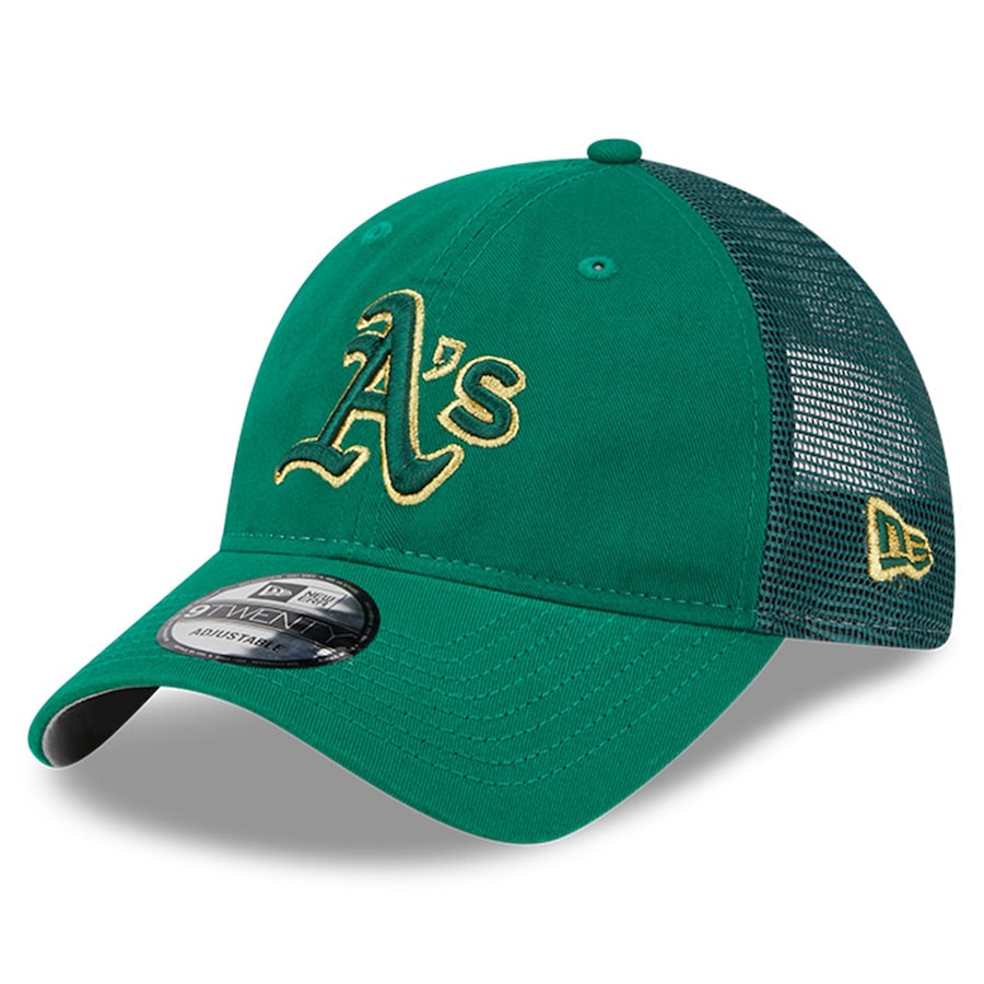  Oakland Athletics New Era 2023 St. Patrick's Day 9TWENTY Adjustable Hat - Kelly Green