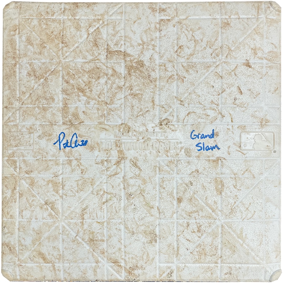 Pete Alonso New York Mets Autographed Game-Used Base vs. Cleveland Guardians on May 19, 2023 with 