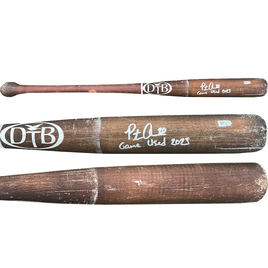 Pete Alonso New York Mets Autographed Game-Used Bat from the 2023 MLB Season with 