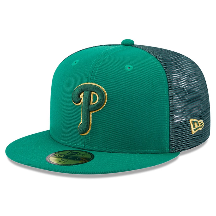  Philadelphia Phillies New Era 2023 St. Patrick's Day 59FIFTY Fitted Hat - Kelly Green