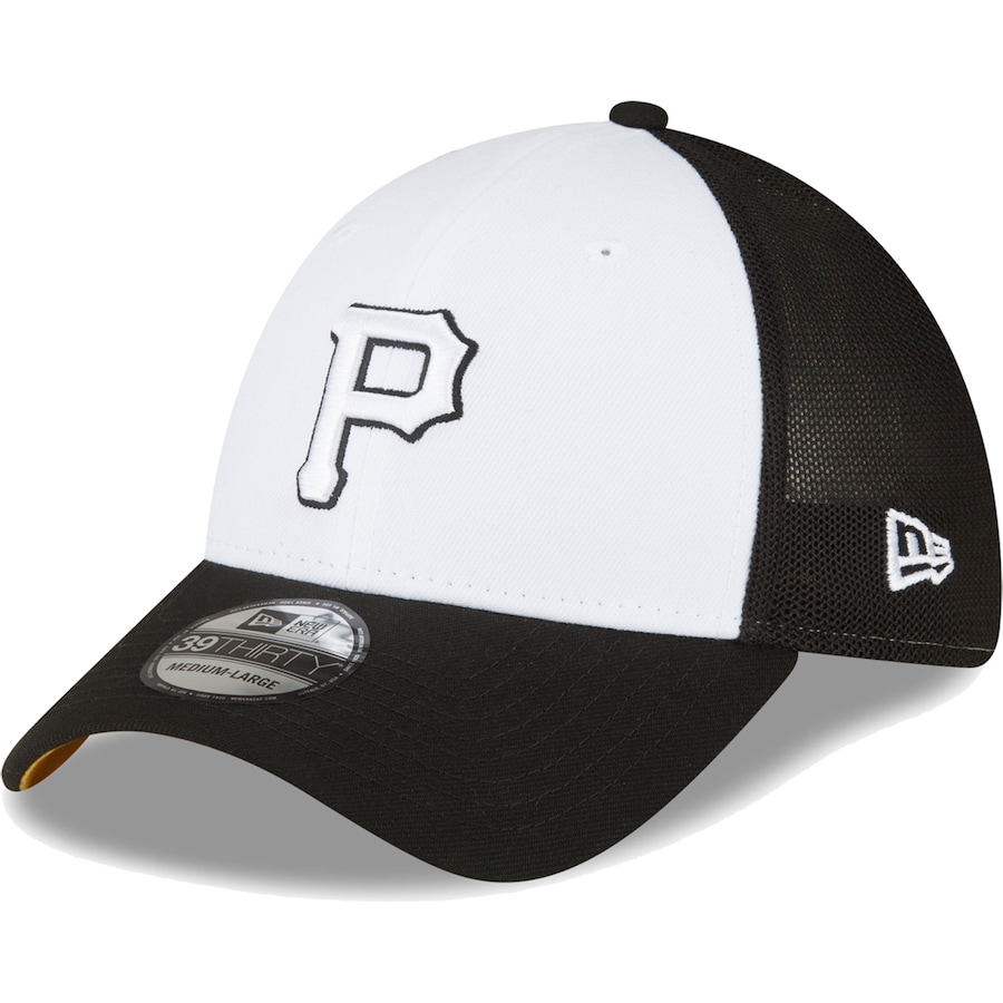  Pittsburgh Pirates New Era 2023 On-Field Batting Practice 39THIRTY Flex Hat - Black-White