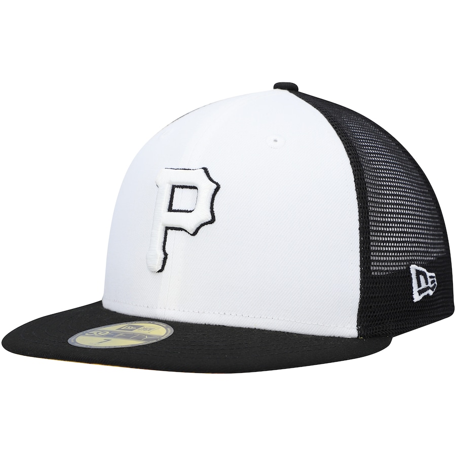 Pittsburgh Pirates New Era 2023 On-Field Batting Practice 59FIFTY Fitted Hat - White-Black