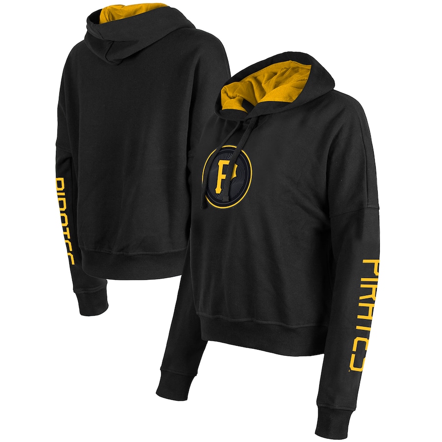  Pittsburgh Pirates New Era Women's 2023 City Connect Pullover Hoodie - Black