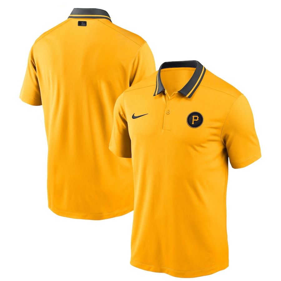  Pittsburgh Pirates Nike 2023 City Connect Knit Performance Polo - Gold