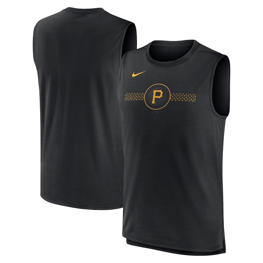 Pittsburgh Pirates Nike 2023 City Connect Muscle Tank - Black