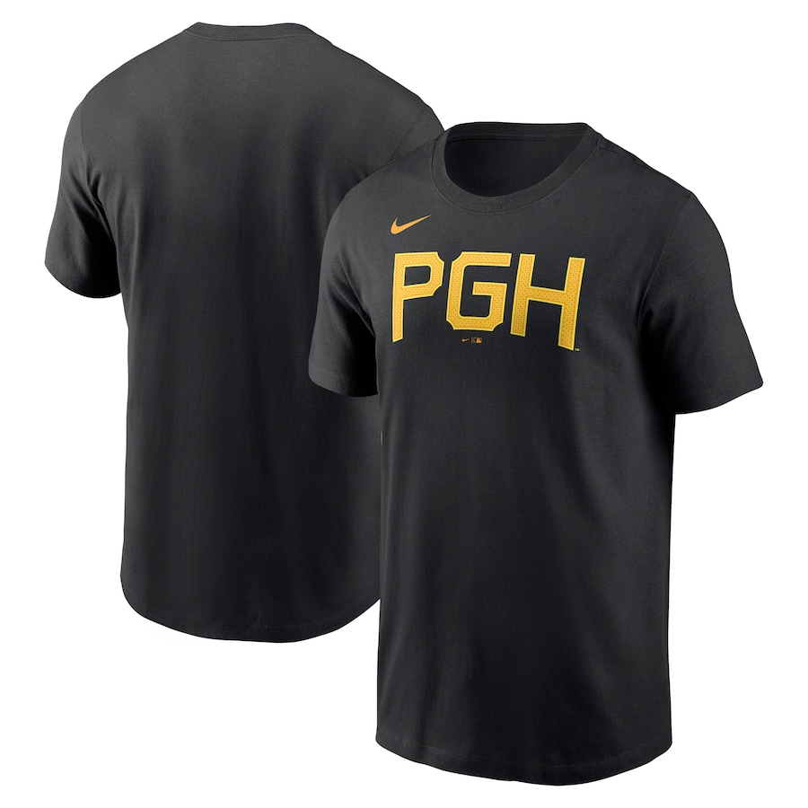 Pittsburgh Pirates Nike 2023 City Connect Wordmark T-Shirt - Black