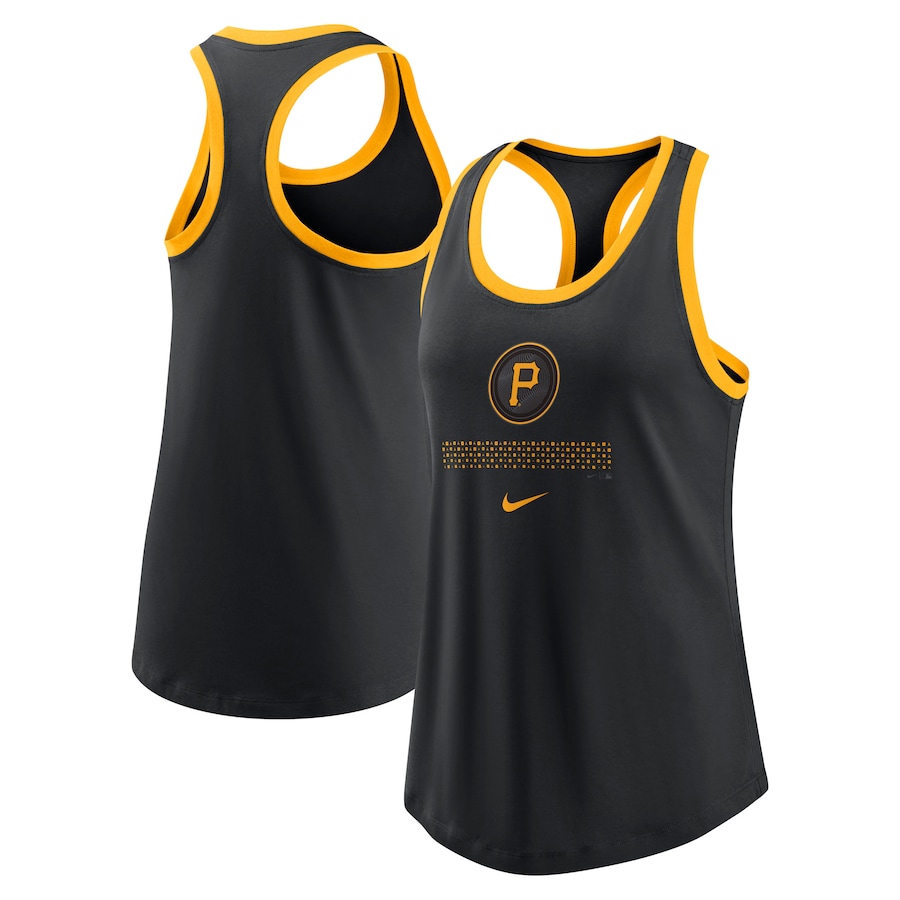  Pittsburgh Pirates Nike Women's 2023 City Connect Racerback Tank Top - Black