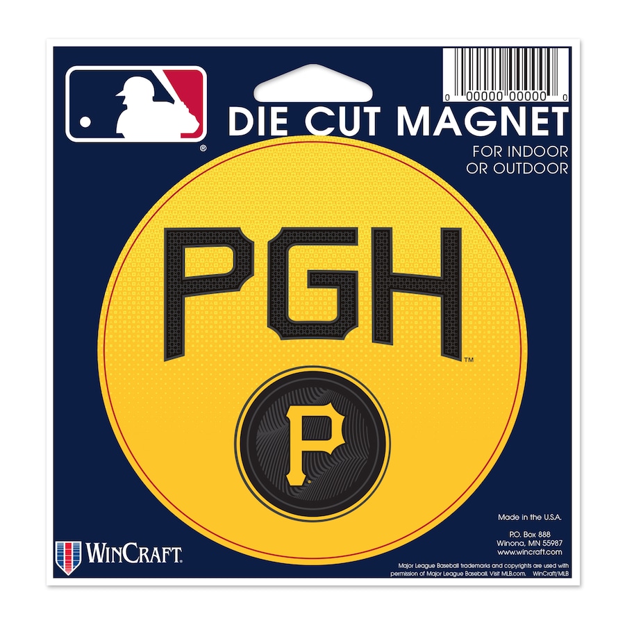 Pittsburgh Pirates WinCraft 2023 City Connect 5'' Die-Cut Magnet