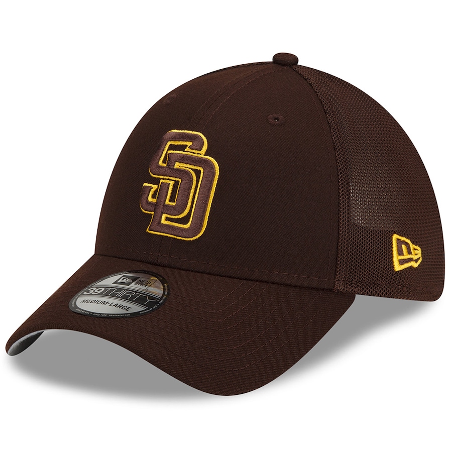  San Diego Padres New Era 2023 Batting Practice 39THIRTY Flex Hat - Brown