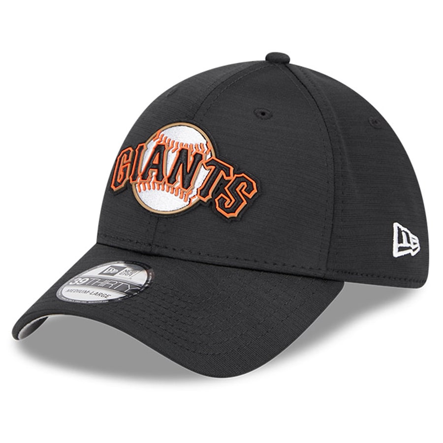  San Francisco Giants New Era 2023 Clubhouse 39THIRTY Flex Hat - Black