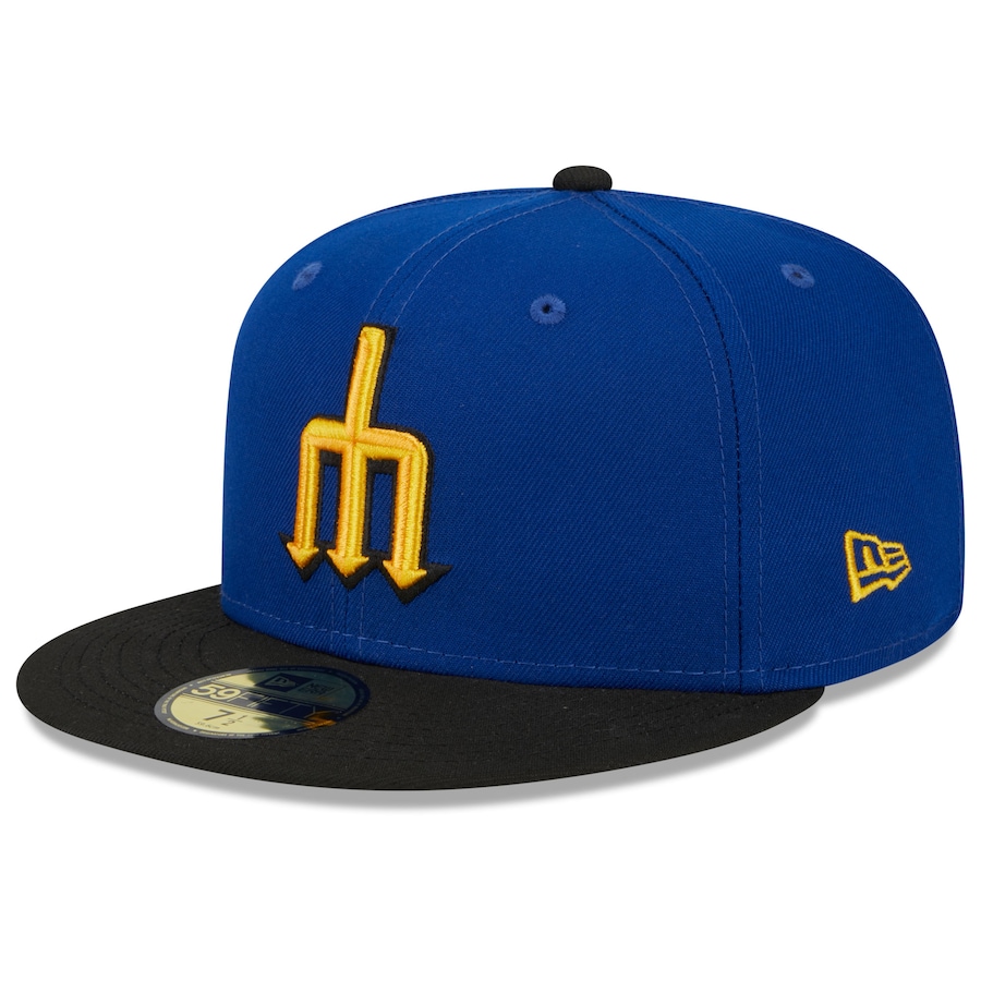 Seattle Mariners New Era 2023 City Connect 59FIFTY Fitted Hat - Royal-Black