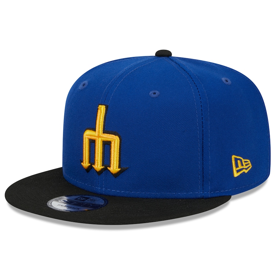  Seattle Mariners New Era 2023 City Connect 9FIFTY Snapback Adjustable Hat - Royal-Black