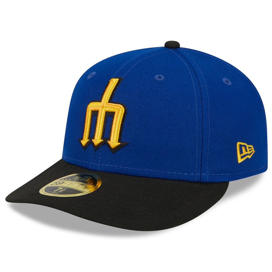 Seattle Mariners New Era 2023 City Connect Low Profile 59FIFTY Fitted Hat - Royal-Black