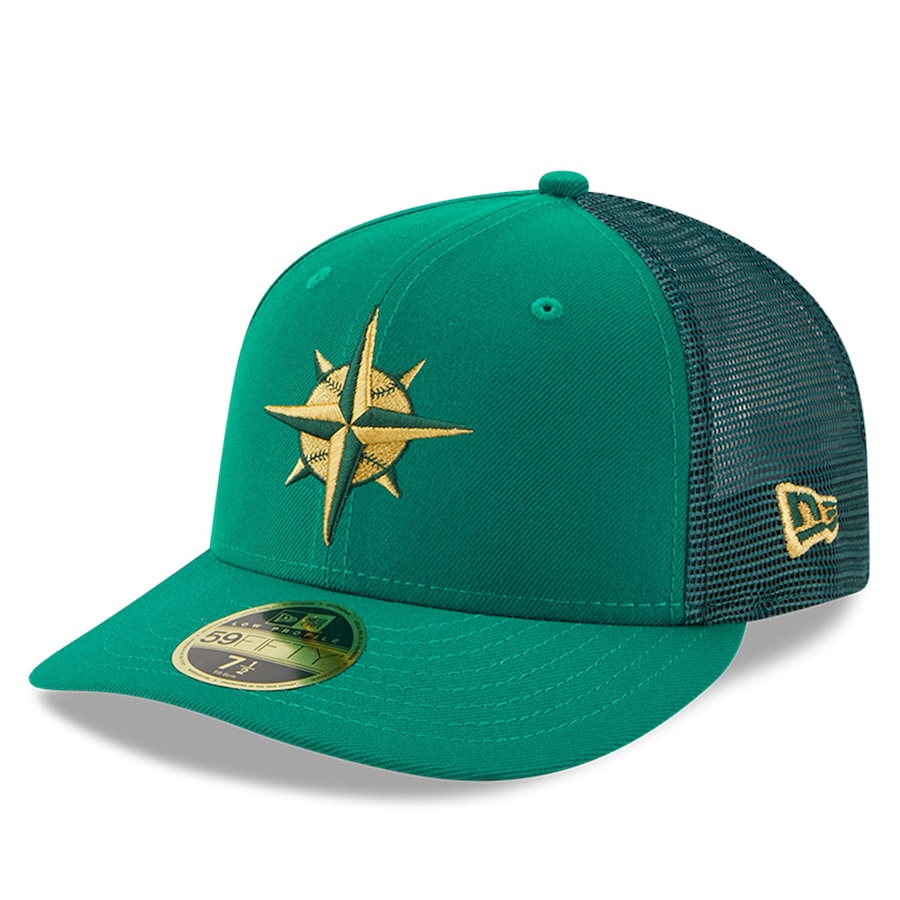  Seattle Mariners New Era 2023 St. Patrick's Day Low Profile 59FIFTY Fitted Hat - Kelly Green