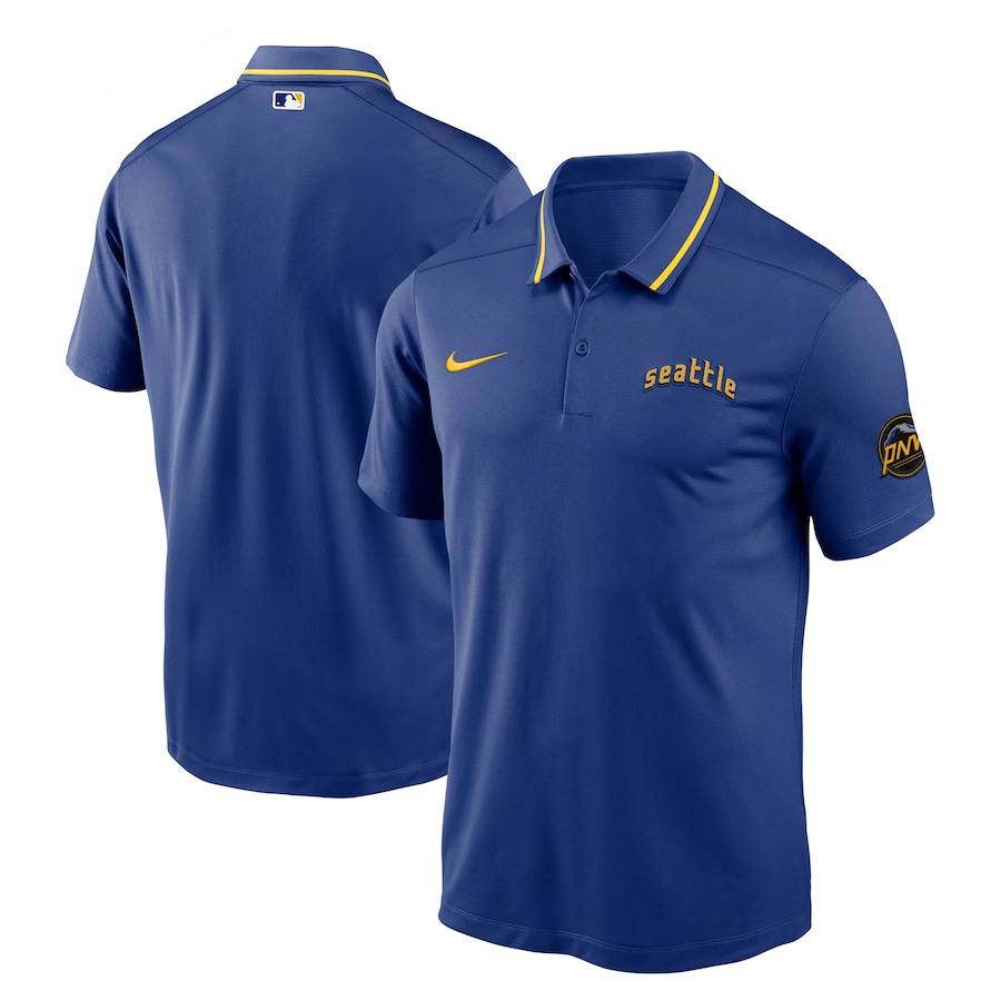  Seattle Mariners Nike 2023 City Connect Knit Performance Polo - Royal