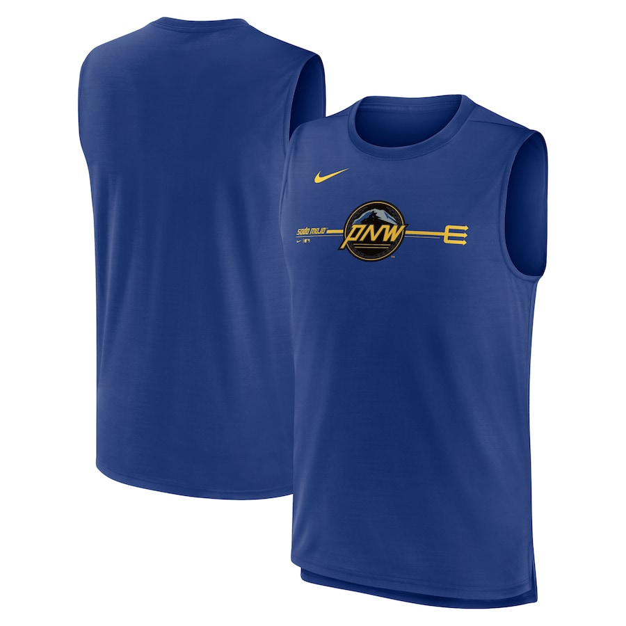  Seattle Mariners Nike 2023 City Connect Muscle Tank - Royal