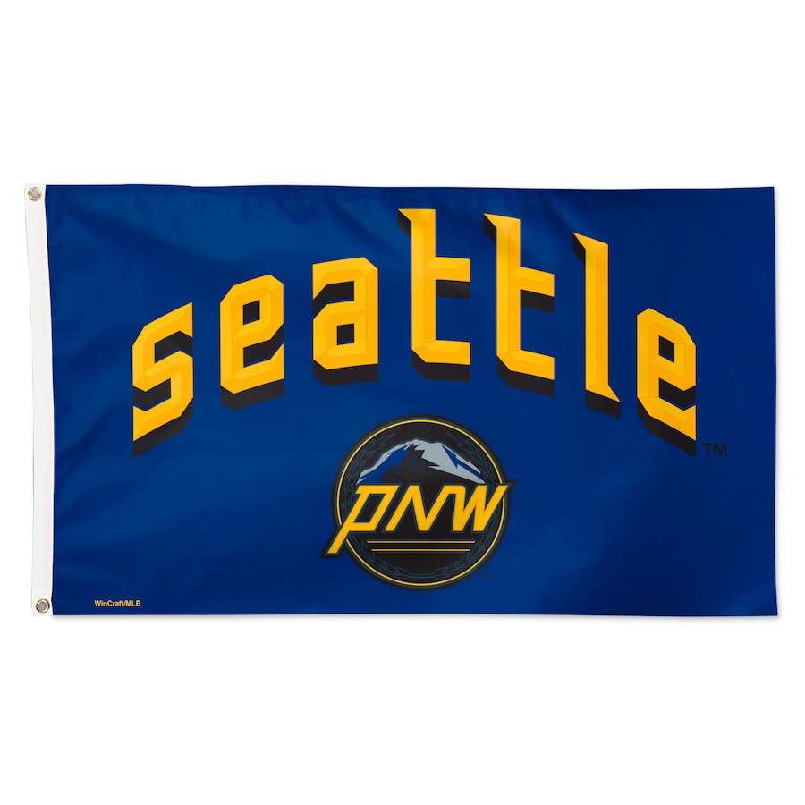 Seattle Mariners WinCraft 2023 City Connect 3' x 5' Deluxe Single-Sided Flag